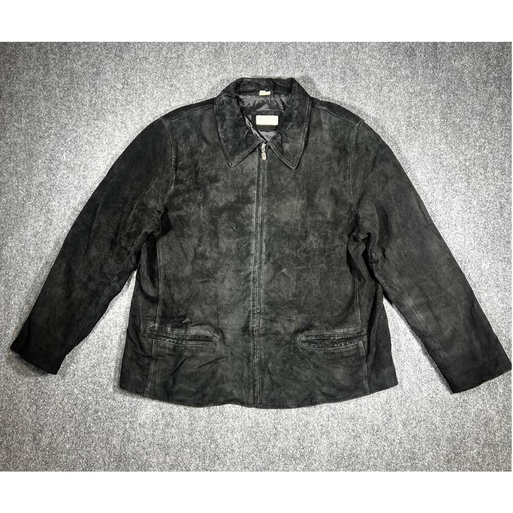 Vintage 90s Vintage Black Leather Jacket Womens 1X